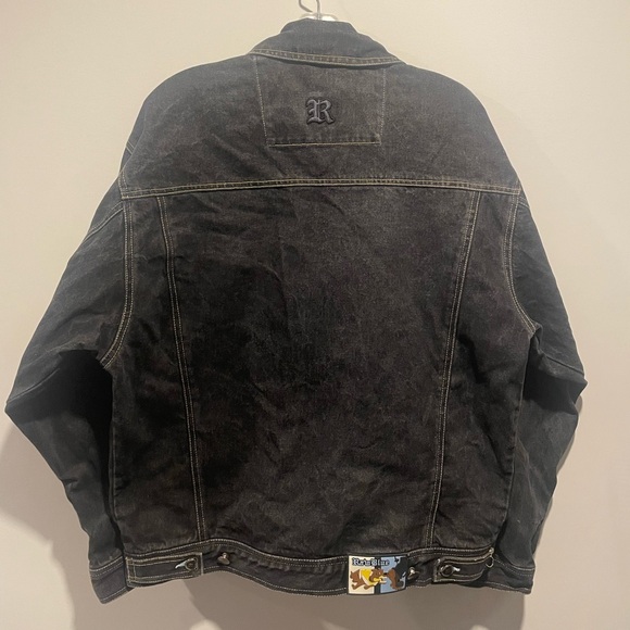 Raw Blue Men's Vintage Black Denim Jean Jacket - Picture 2 of 5